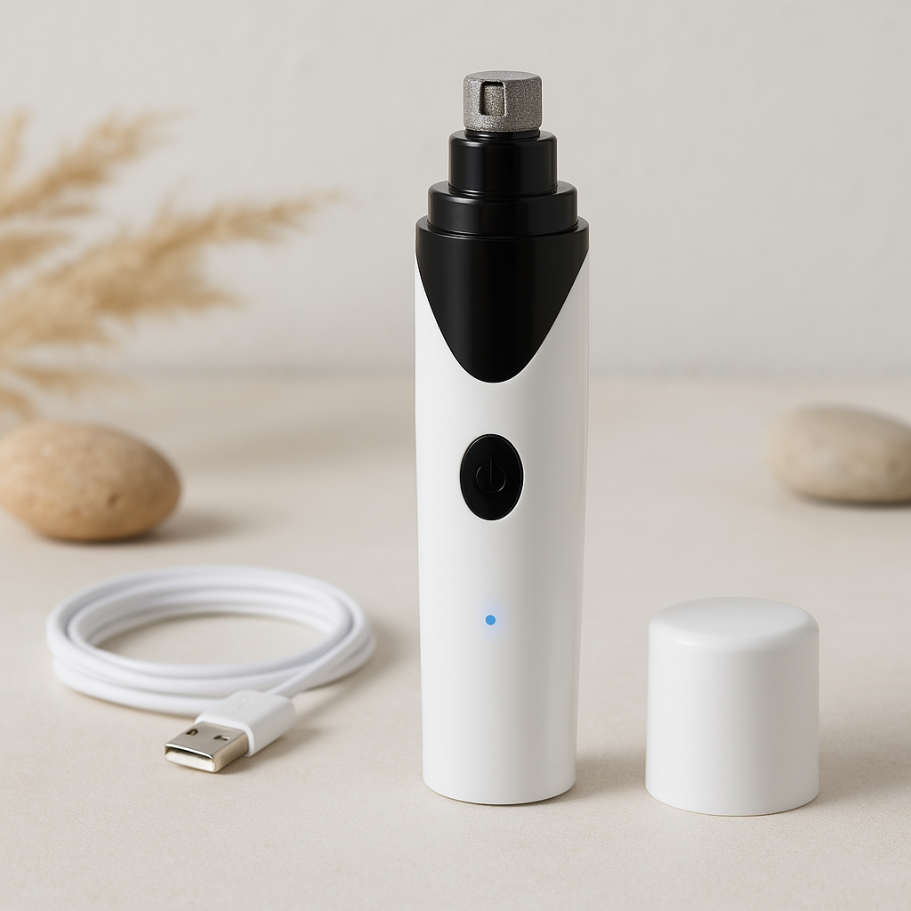 USB rechargeable electric pet nail clipper and grinder for dogs