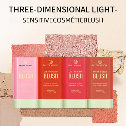 Cross-Border Makeup Natural Matte Blush Stick (6 Colors)