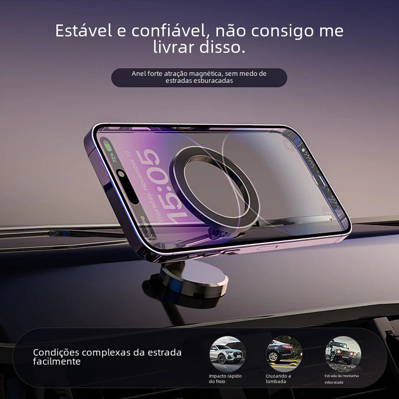 New Alloy Magnetic Car Mount Stand with 360° Rotation