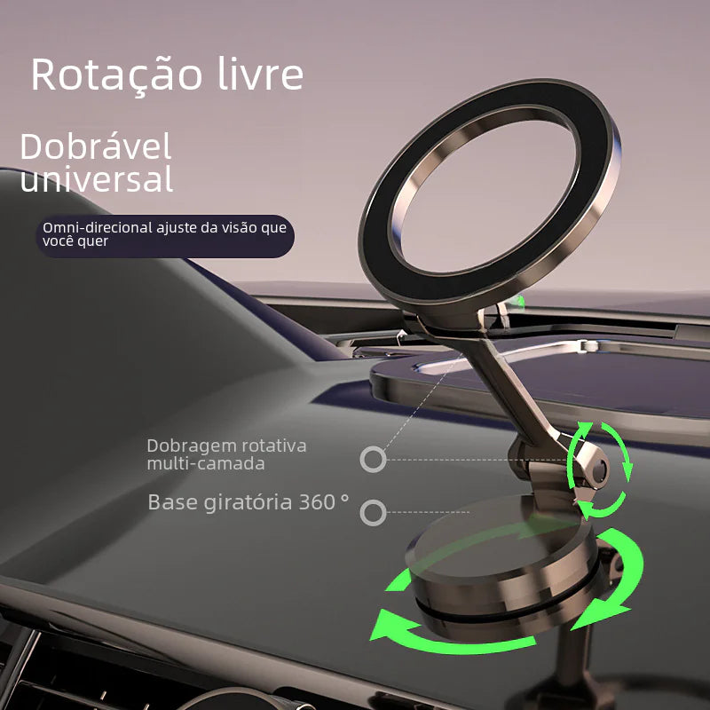New Alloy Magnetic Car Mount Stand with 360° Rotation